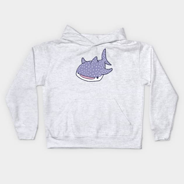 Whale shark Kids Hoodie by tiffatiel